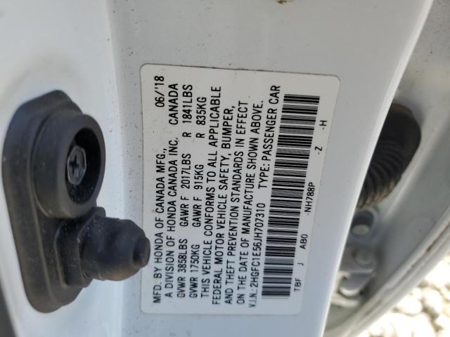 2018 HONDA CIVIC SI - 2HGFC1E56JH707310