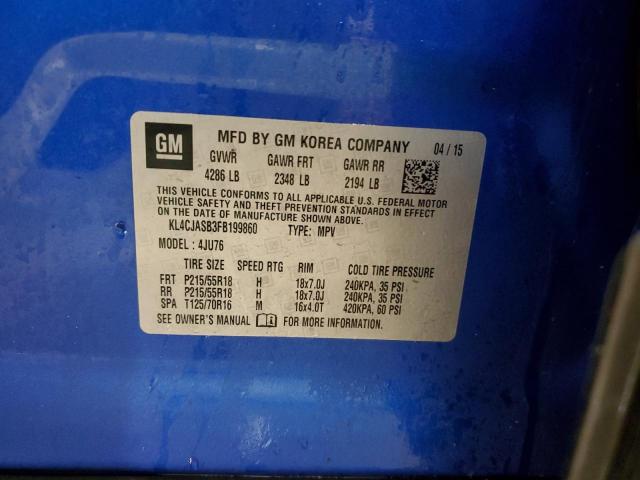2015 BUICK ENCORE - KL4CJASB3FB199860