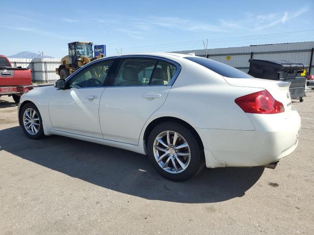 INFINITI G35 2008 white  gas JNKBV61E58M218977 photo #3