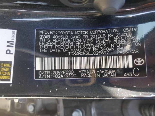 2020 TOYOTA COROLLA SE - JTDS4RCE2LJ025697
