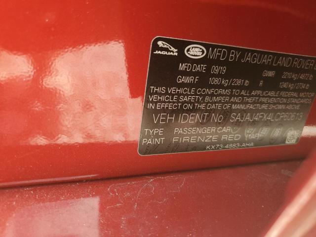 2020 JAGUAR XE S SAJAJ4FX4LCP60613