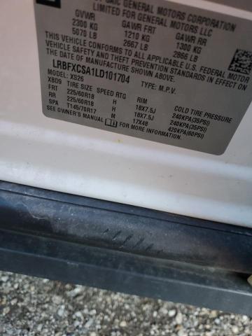 2020 BUICK ENVISION E - LRBFXCSA1LD101704
