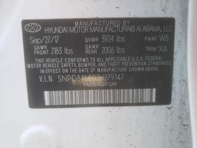 2018 HYUNDAI ELANTRA SE - 5NPD84LF0JH279147