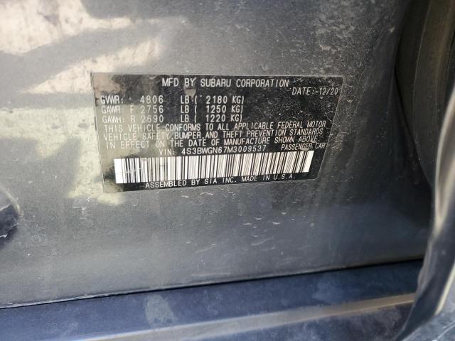 2021 SUBARU LEGACY LIM - 4S3BWGN67M3009537