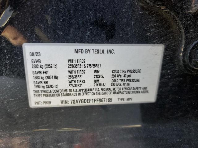 2023 TESLA MODEL Y - 7SAYGDEF1PF867165