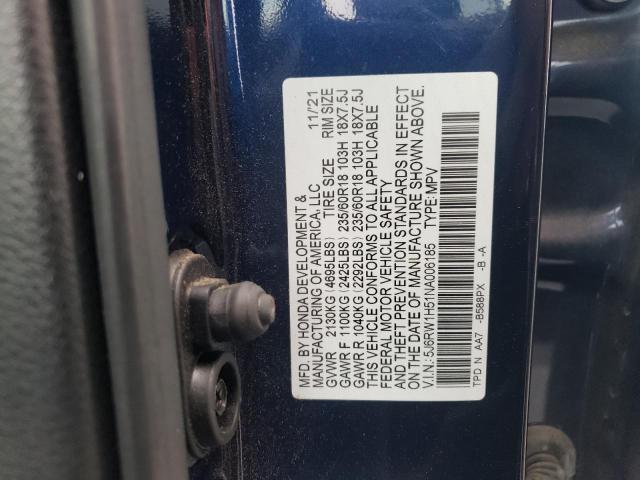 2022 HONDA CR-V EX - 5J6RW1H51NA006185