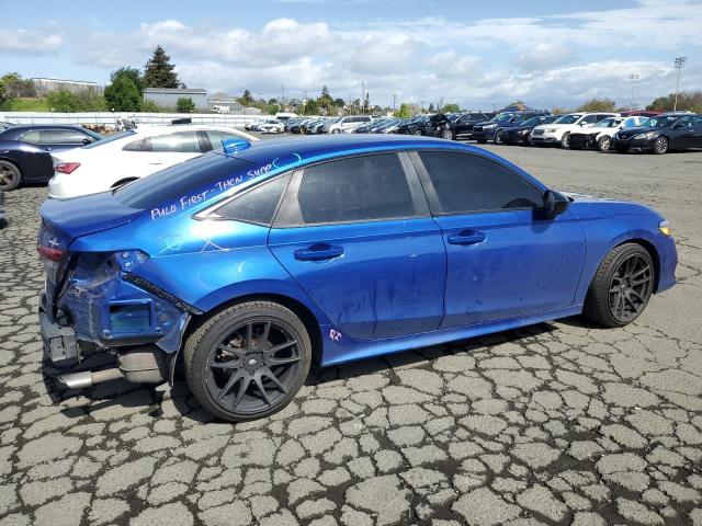 HONDA CIVIC SPOR 2022 blue  gas 2HGFE2F56NH535591 photo #4