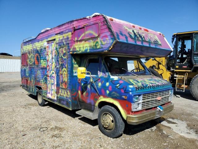 CHEVROLET G30 1984 two tone cutaway gas 2GBJG31MXE4136430 photo #1