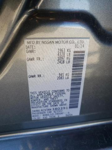 2024 NISSAN ALTIMA SR - 1N4BL4CV3RN380391
