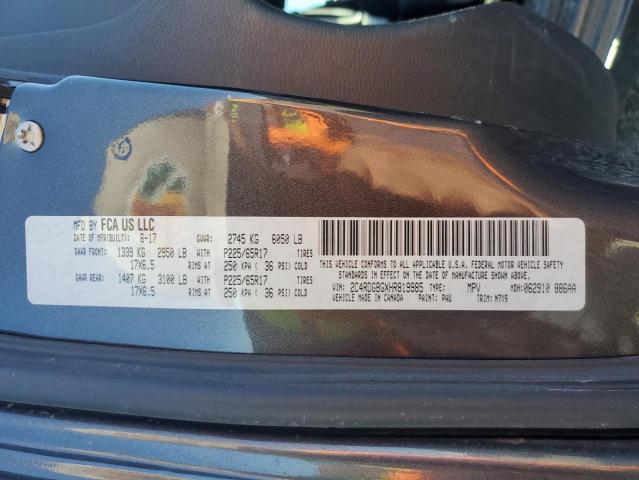 2C4RDGBGXHR819985 2017 DODGE CARAVAN