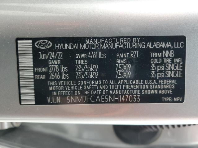2022 HYUNDAI TUCSON SEL - 5NMJFCAE5NH147033
