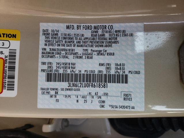 2015 LINCOLN MKZ HYBRID 3LN6L2LU0FR618581