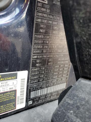 2018 JAGUAR F-PACE PRE SADCK2FX8JA283352