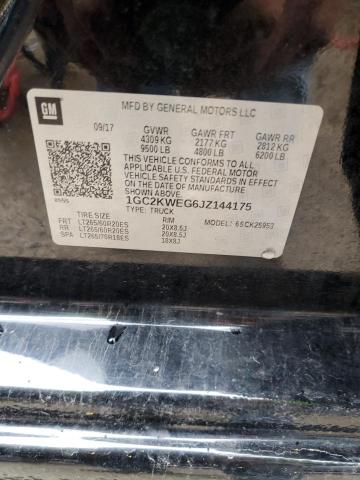 2018 CHEVROLET 2500 HD 1GC2KWEG6JZ144175