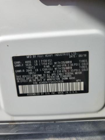 2017 SUBARU OUTBACK TO - 4S4BSATC5H3242836