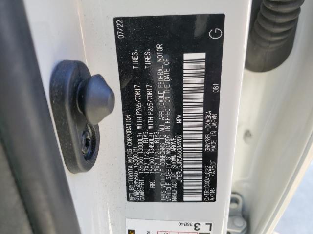 2022 TOYOTA 4RUNNER SR - JTERU5JR5N6084905