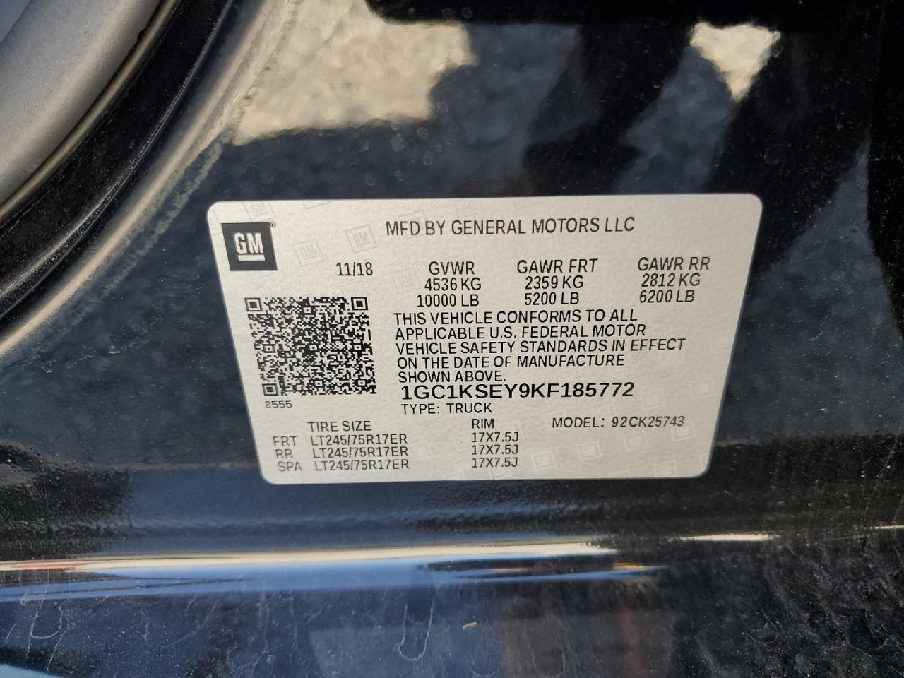 Chevrolet Silverado 2019