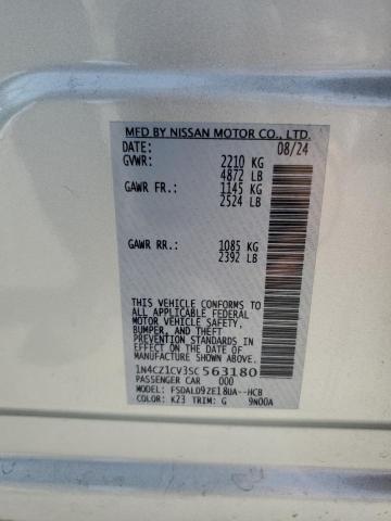 2025 NISSAN LEAF SV PL 1N4CZ1CV3SC563180
