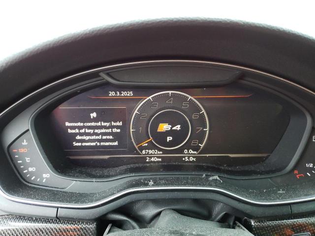 2019 AUDI S4 PRESTIG WAUC4AF43KA045638