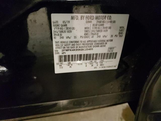 2019 FORD EDGE TITAN - 2FMPK4K95KBC20405