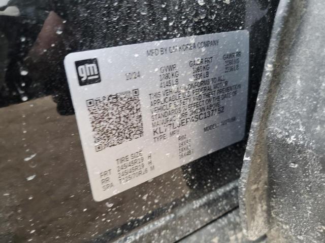 2025 CHEVROLET TRAX 2RS KL77LJEP4SC137152
