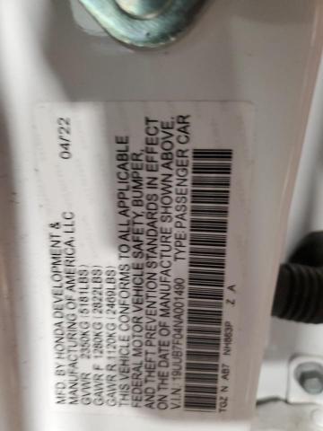 2022 ACURA TLX TYPE S - 19UUB7F04NA001490