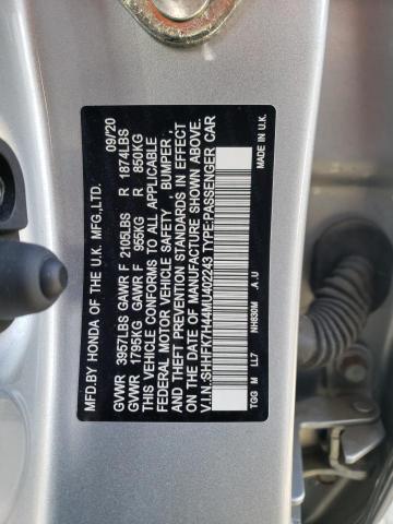 2021 HONDA CIVIC SPOR - SHHFK7H44MU402243