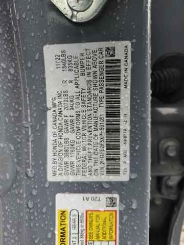 2HGFE2F5XPH501091 2023 HONDA CIVIC