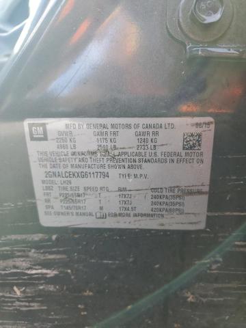 2016 CHEVROLET EQUINOX LT - 2GNALCEKXG6117794