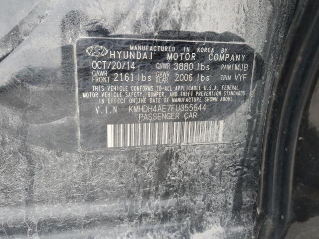 2015 HYUNDAI ELANTRA SE - KMHDH4AE7FU355644