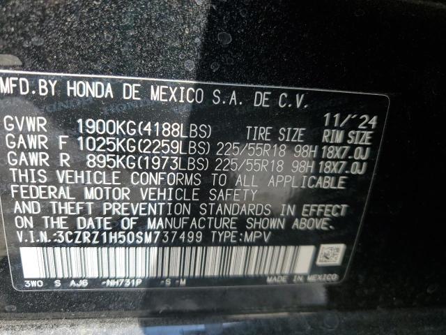 2025 HONDA HR-V SPORT 3CZRZ1H50SM737499