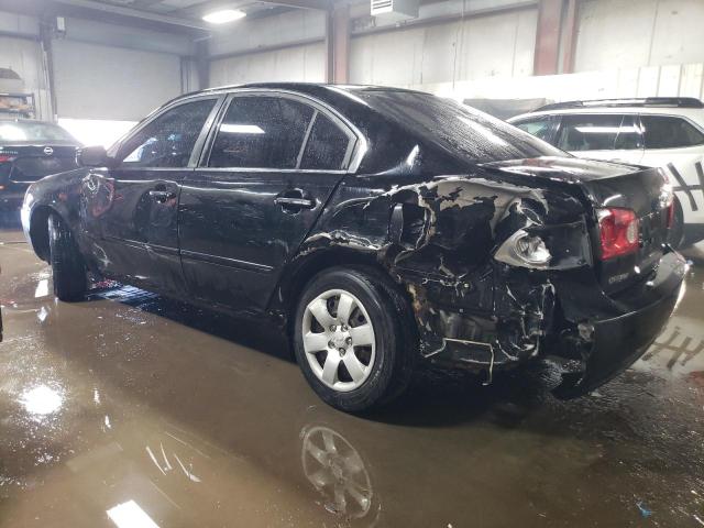 KIA OPTIMA LX 2008 black  gas KNAGE123485167096 photo #3