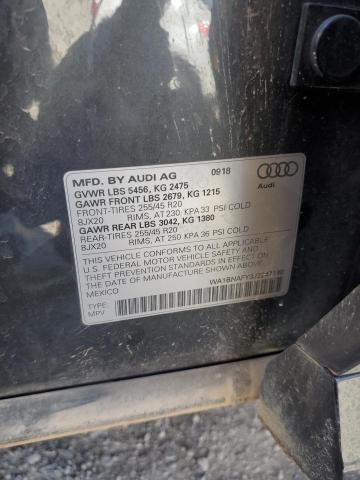 2018 AUDI Q5 PREMIUM WA1BNAFY3J2247140