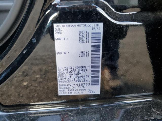 2023 NISSAN ALTIMA SR 1N4BL4CW9PN416753