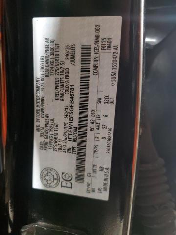 2016 FORD F150 SUPER - 1FTEW1EF5GFB46781