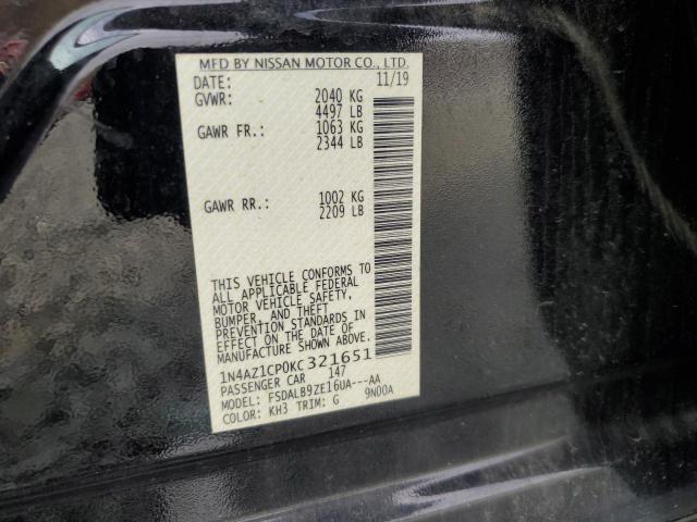 2019 NISSAN LEAF S 1N4AZ1CP0KC321651