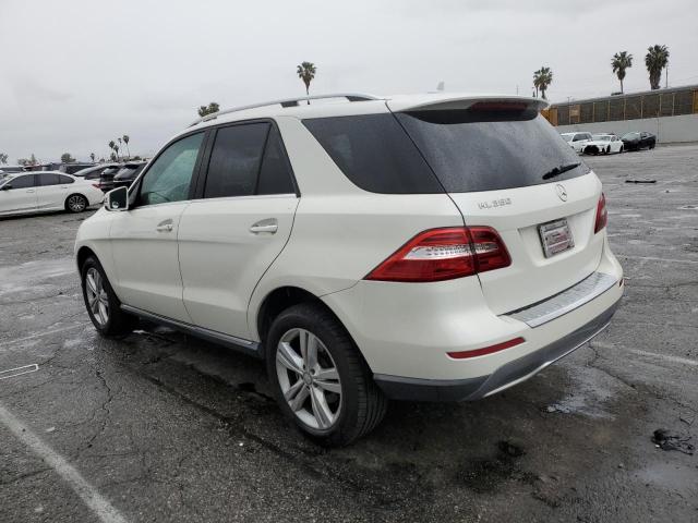 MERCEDES-BENZ ML 350 2014 white  gas 4JGDA5JB1EA398506 photo #3