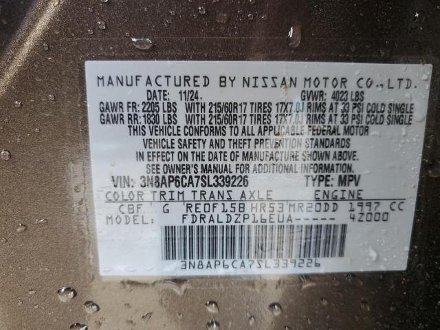 2025 NISSAN KICKS SV - 3N8AP6CA7SL339226