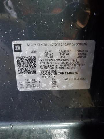 2019 CHEVROLET SILVERADO - 2GCRCNEC6K1149826