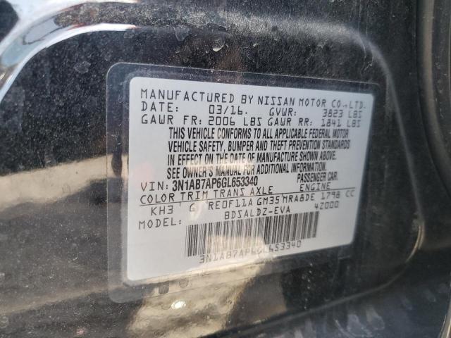 2016 NISSAN SENTRA - 3N1AB7AP6GL653340