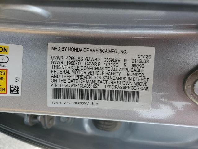 2020 HONDA ACCORD LX - 1HGCV1F13LA051657