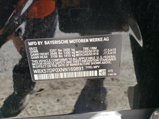 2022 BMW X3 XDRIVE3 - WBX57DP0XNN169891