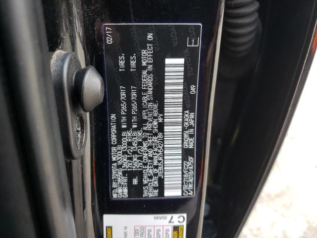 2017 TOYOTA 4RUNNER SR - JTEBU5JR7H5427189