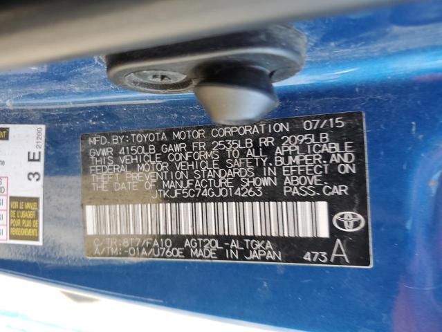 2016 TOYOTA SCION TC - JTKJF5C74GJ014263