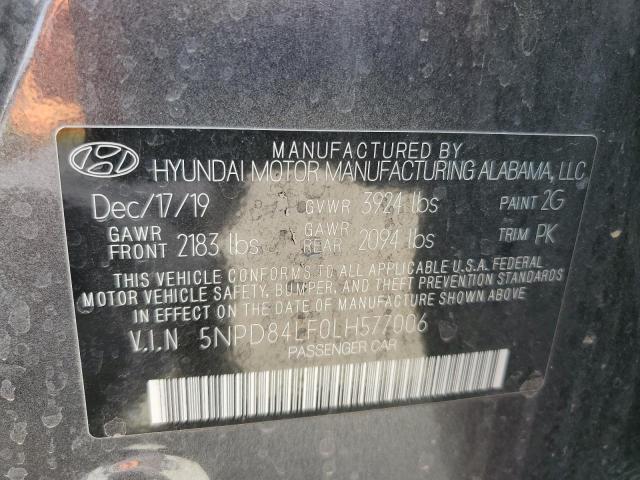 2020 HYUNDAI ELANTRA SE - 5NPD84LF0LH577006