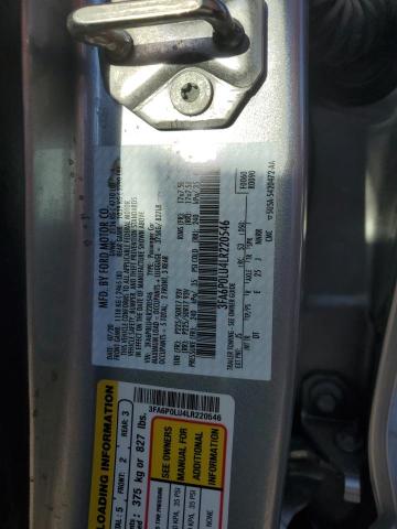 2020 FORD FUSION SE - 3FA6P0LU4LR220546