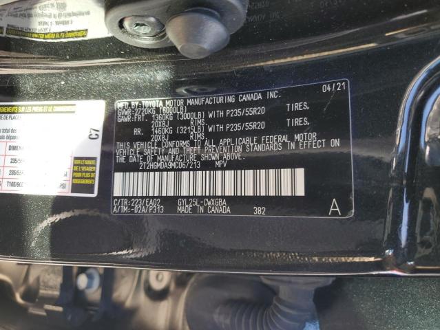 2021 LEXUS RX 450H 2T2HGMDA9MC067213