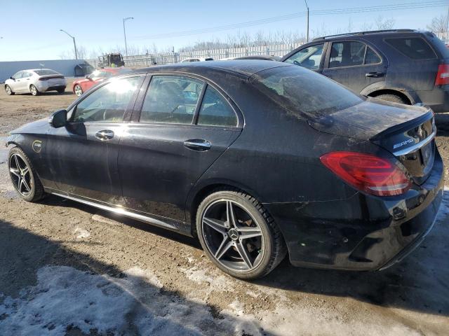 MERCEDES-BENZ C 43 4MATI 2017 black  gas 55SWF6EB6HU188251 photo #3