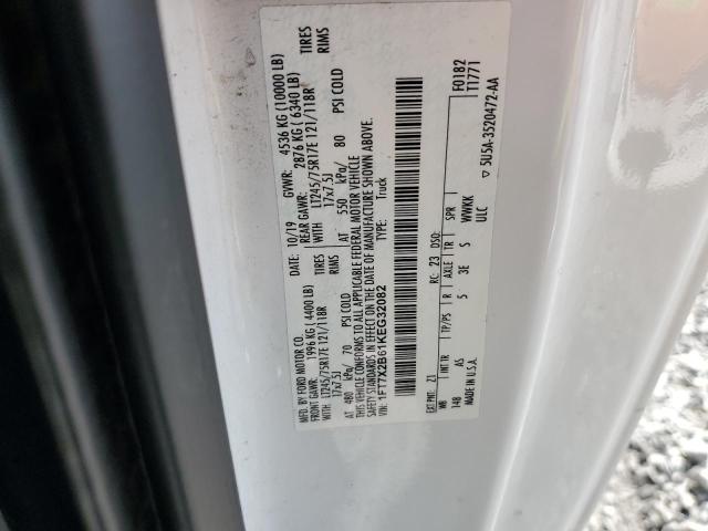 2019 FORD F250 SUPER - 1FT7X2B61KEG32082