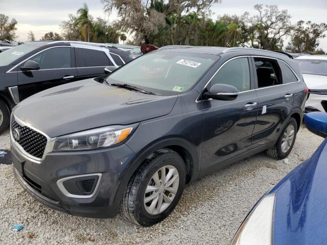 KIA SORENTO LX 2018 charcoal  gas 5XYPG4A38JG344438 photo #1